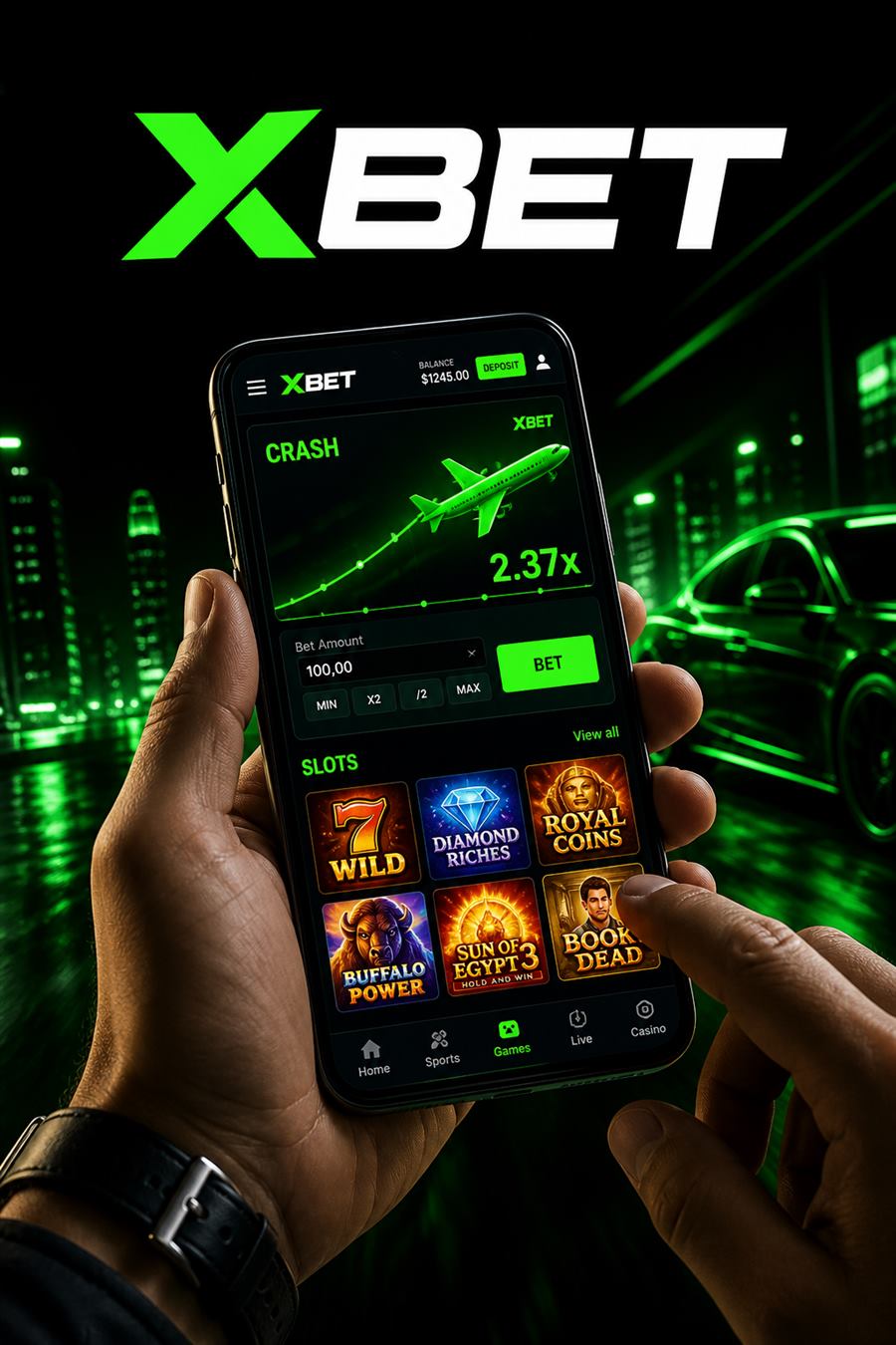 XBet app cover