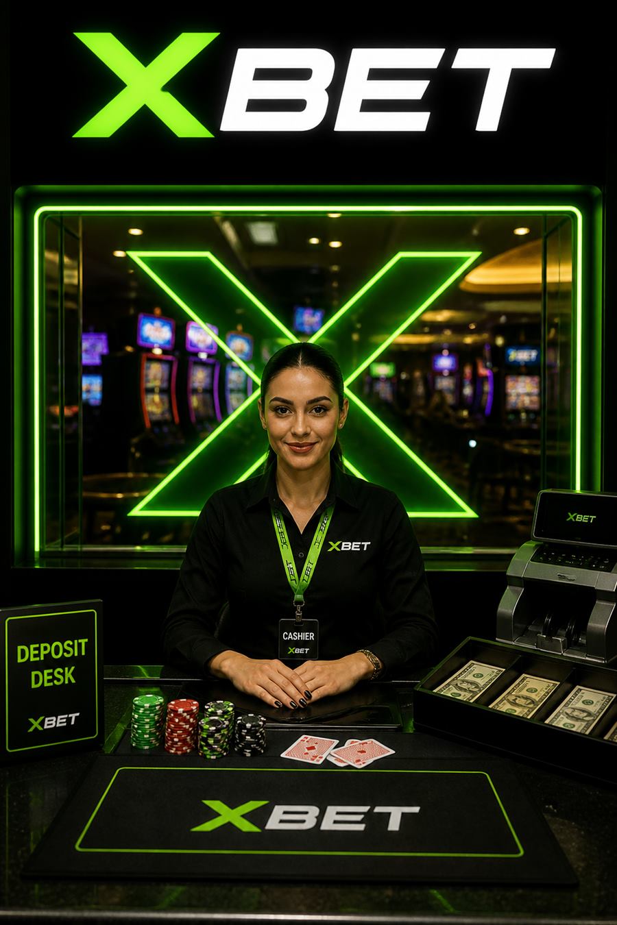 XBet cashier cover